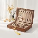 Vintage wooden large capacity jewelry storage box
